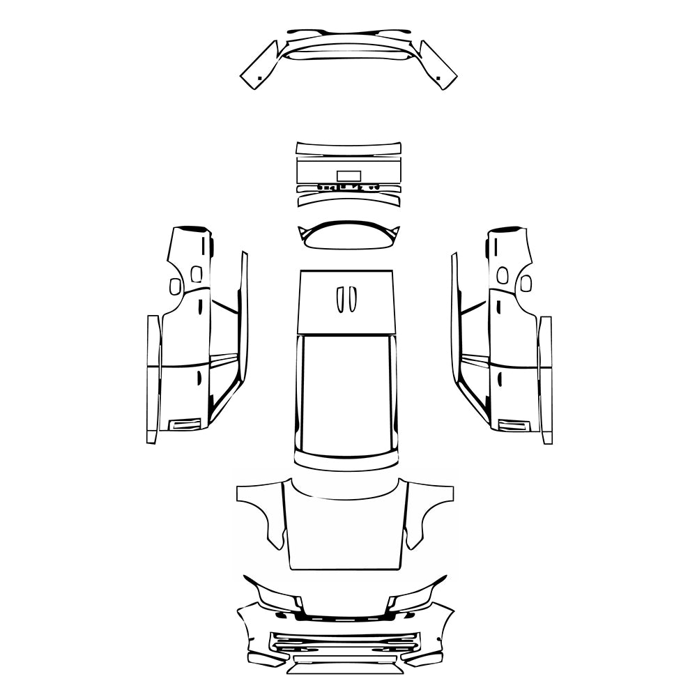 Pre-Cut PPF Land Rover Range Rover (23style) Long Wheelbase Autobiography 2022 - PPF-Kits