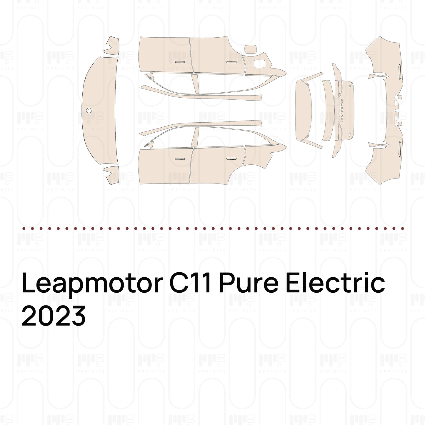 Pre-Cut PPF Leapmotor C11 Pure Electric 2023