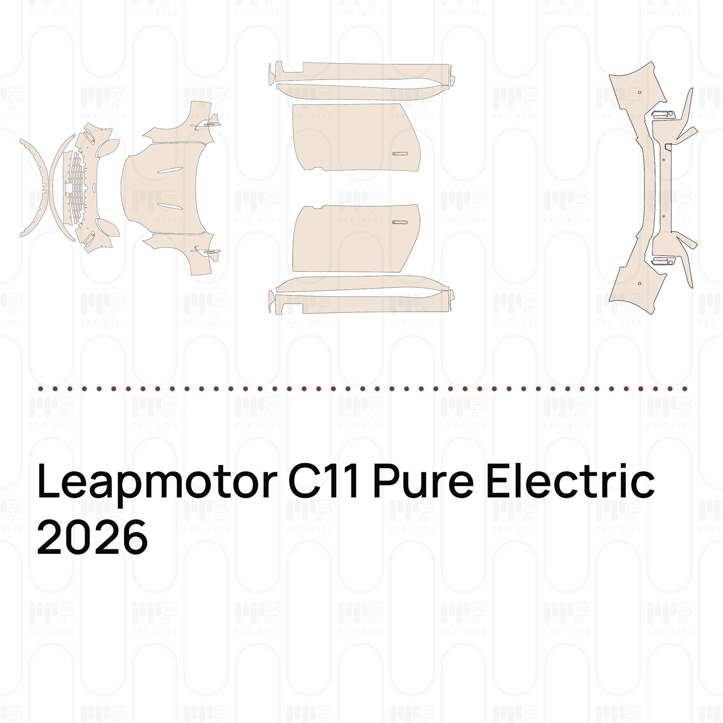 Pre-Cut PPF Leapmotor C11 Pure Electric 2026