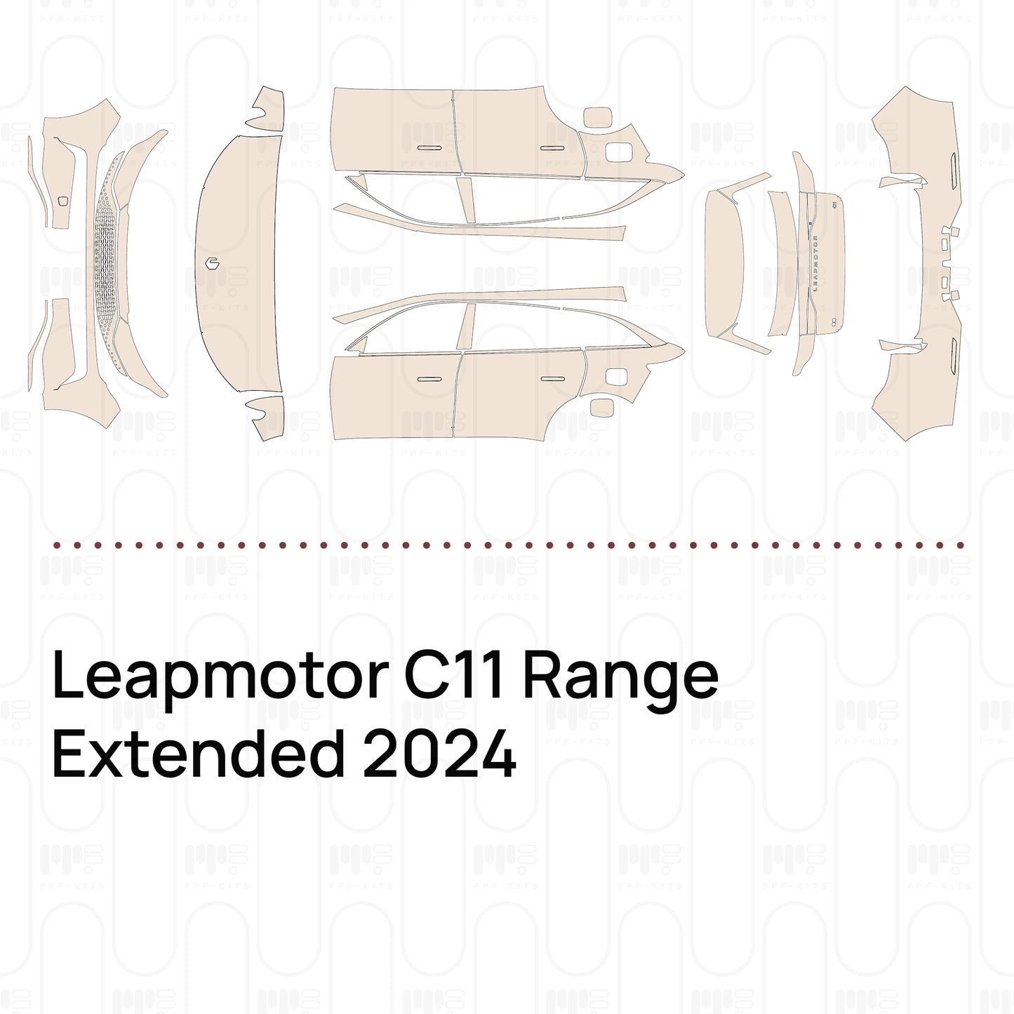 Pre-Cut PPF Leapmotor C11 Range Extended 2024
