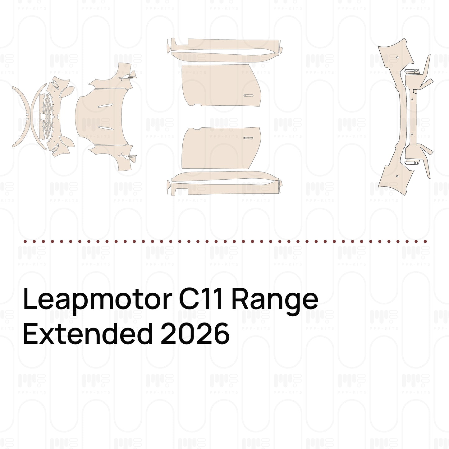 Pre-Cut PPF Leapmotor C11 Range Extended 2026