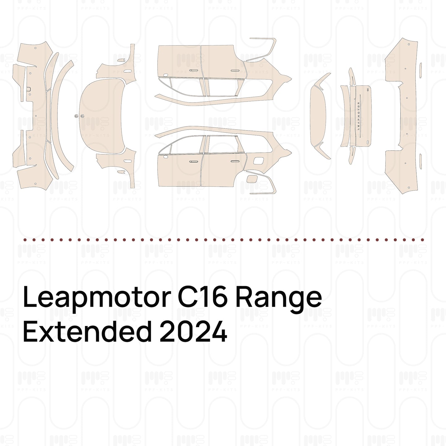 Pre-Cut PPF Leapmotor C16 Range Extended 2024