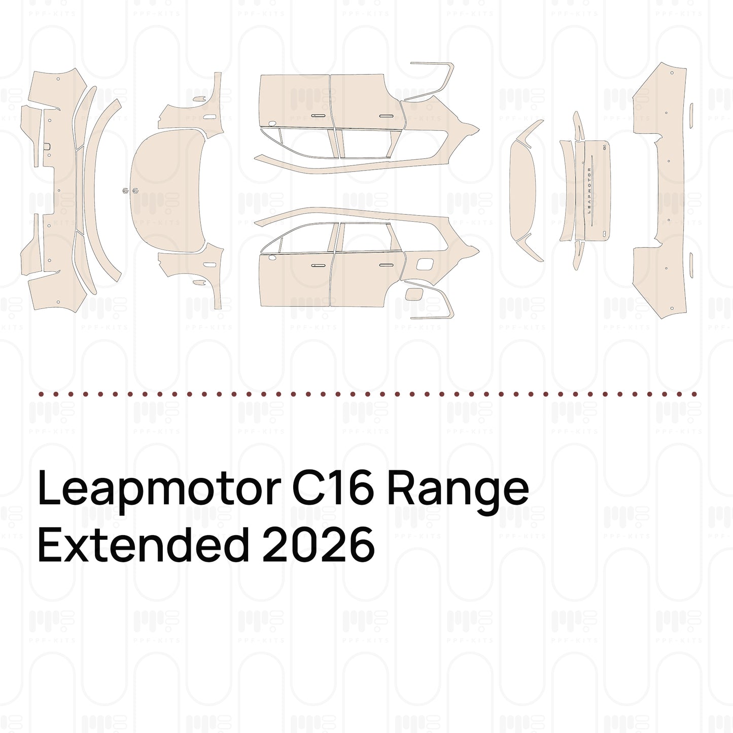 Pre-Cut PPF Leapmotor C16 Range Extended 2026
