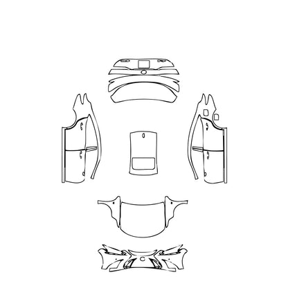 Pre-Cut PPF Lexus ES F Sport 2022 - PPF-Kits