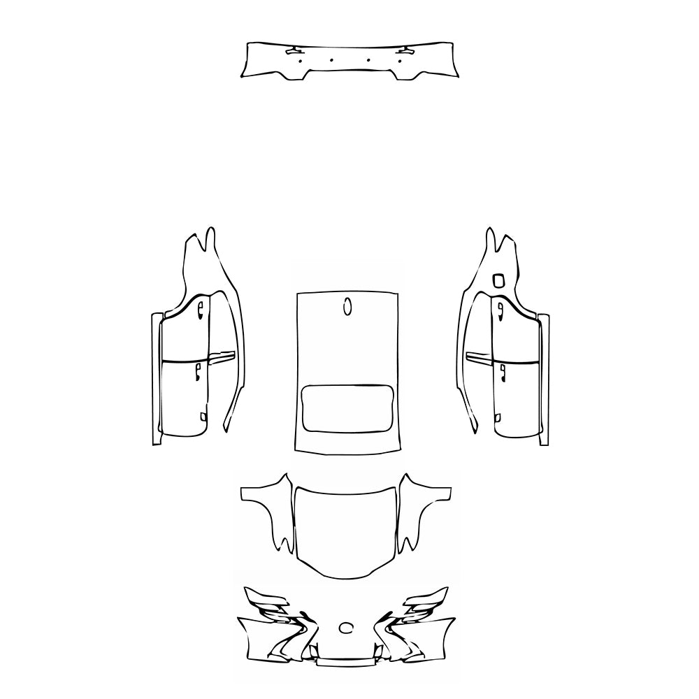 Pre-Cut PPF Lexus GS Base 2018 - PPF-Kits