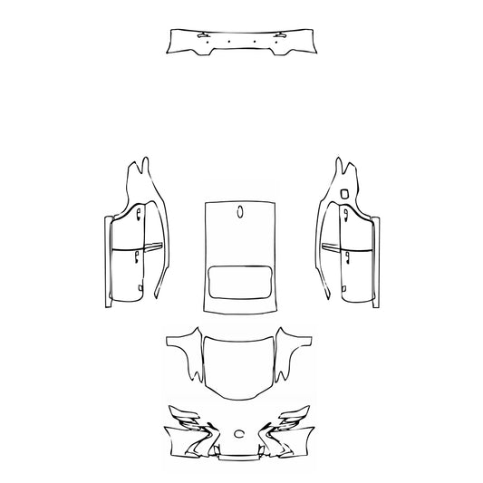 Pre-Cut PPF Lexus GS Base 2018 - PPF-Kits