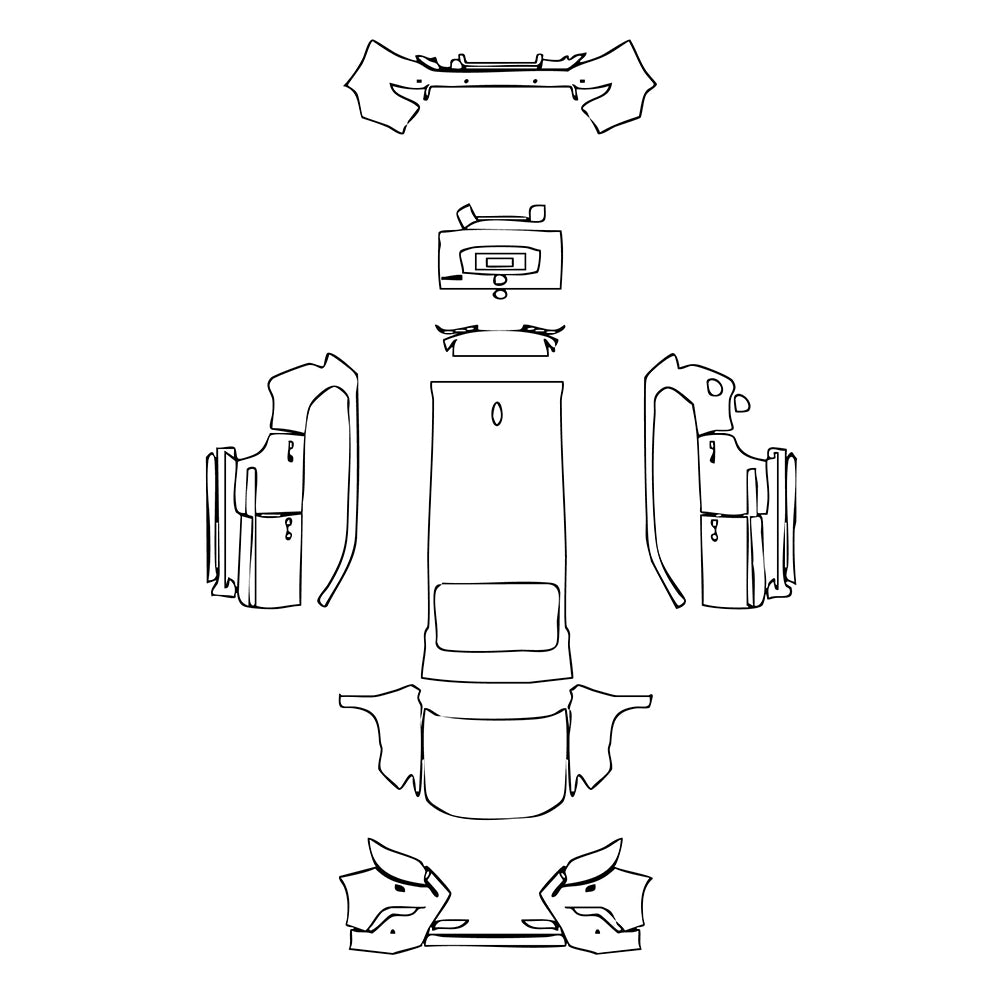 Pre-Cut PPF Lexus GX 2022 - PPF-Kits