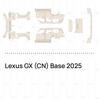 Pre-Cut PPF Lexus GX (CN) Base 2025