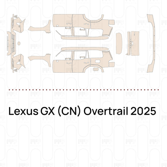 Pre-Cut PPF Lexus GX (CN) Overtrail 2025