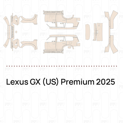 Pre-Cut PPF Lexus GX (US) Premium 2025