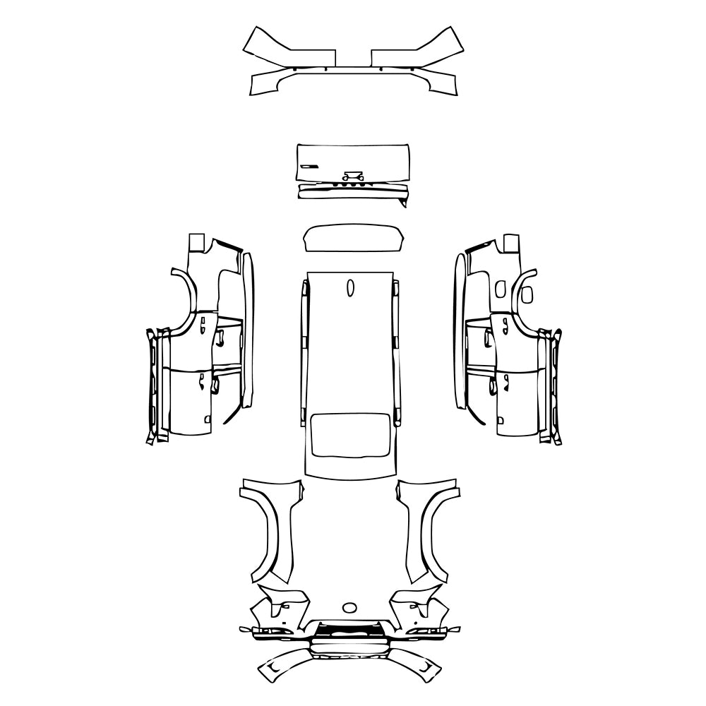 Pre-Cut PPF Lexus GX (US) Premium+ 2025 - PPF-Kits