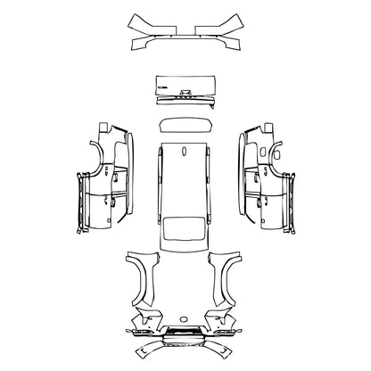 Pre-Cut PPF Lexus GX (US) Premium+ 2025 - PPF-Kits