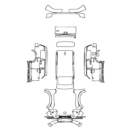 Pre-Cut PPF Lexus GX (US) Premium+ 2025 - PPF-Kits