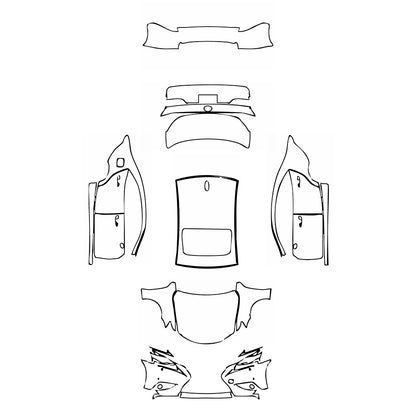 Pre-Cut PPF Lexus IS Sedan Base 2013 - PPF-Kits