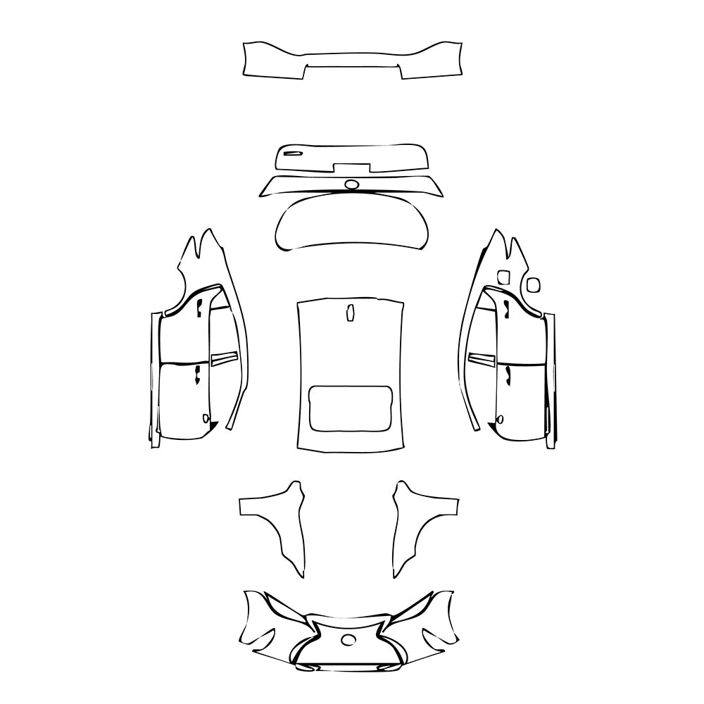 Pre-Cut PPF Lexus IS Sedan Base 2025 - PPF-Kits