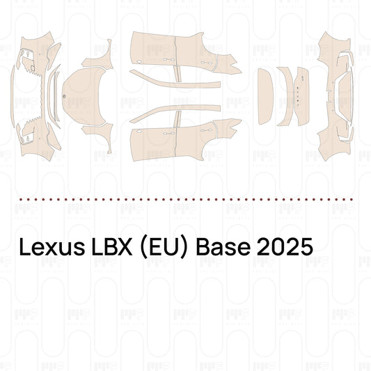 Pre-Cut PPF Lexus LBX (EU) Base 2025