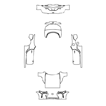 Pre-Cut PPF Lexus LC Convertible 2019 - PPF-Kits
