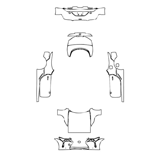 Pre-Cut PPF Lexus LC Convertible 2021 - PPF-Kits