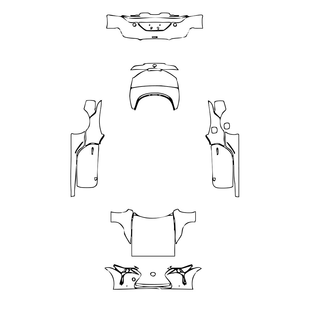 Pre-Cut PPF Lexus LC Convertible 2024 - PPF-Kits