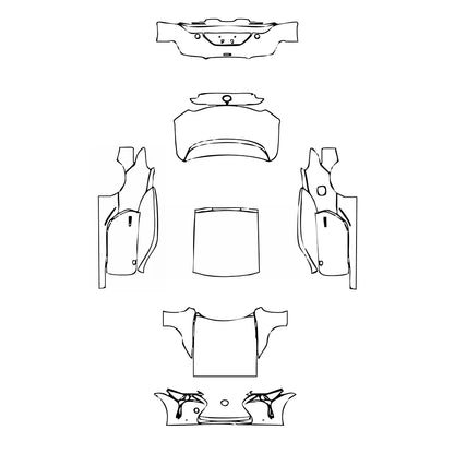 Pre-Cut PPF Lexus LC Coupe 2021 - PPF-Kits