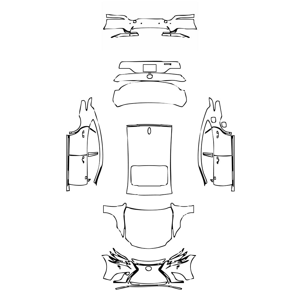Pre-Cut PPF Lexus LS Fuel Base 2020 - PPF-Kits