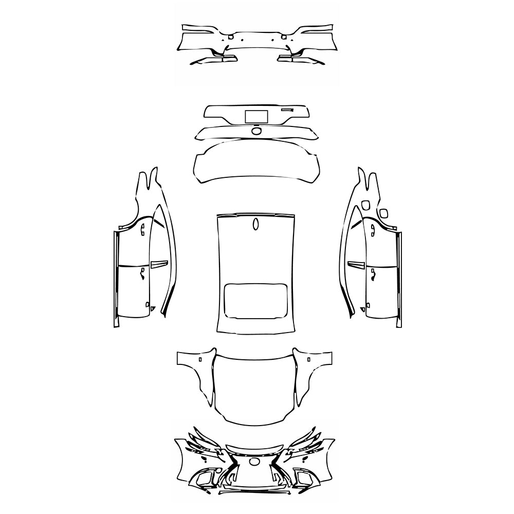 Pre-Cut PPF Lexus LS Fuel F Sport 2019 - PPF-Kits