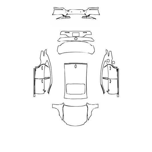 Pre-Cut PPF Lexus LS Hybrid Base 2023 - PPF-Kits