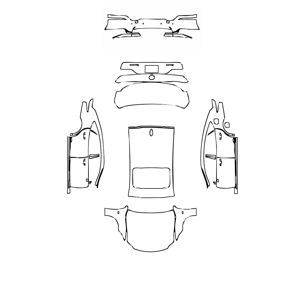 Pre-Cut PPF Lexus LS Hybrid F Sport 2021 - PPF-Kits