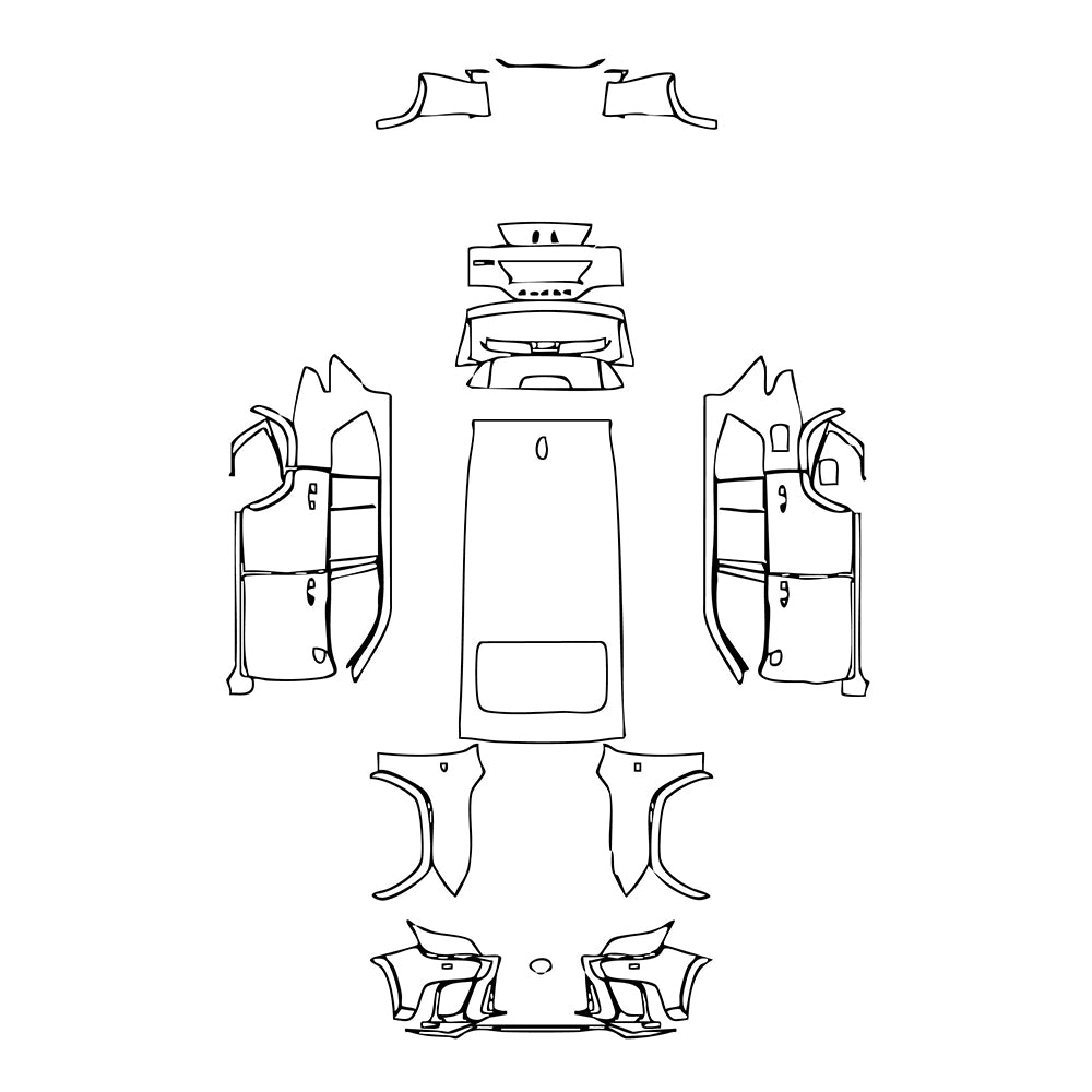 Pre-Cut PPF Lexus LX F-sport 2023 - PPF-Kits