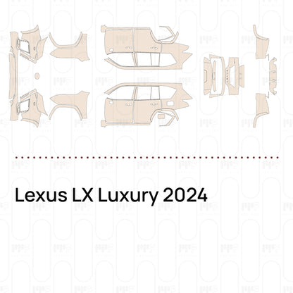 Pre-Cut PPF Lexus LX Luxury 2024