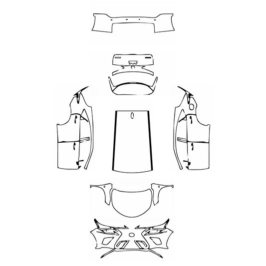 Pre-Cut PPF Lexus NX F-Sport 2021 - PPF-Kits