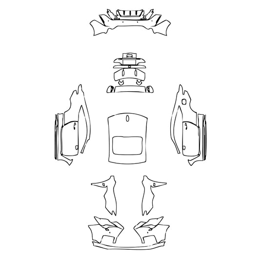 Pre-Cut PPF Lexus RCF 2021 - PPF-Kits