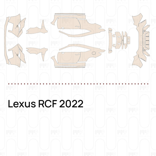 Pre-Cut PPF Lexus RCF 2022