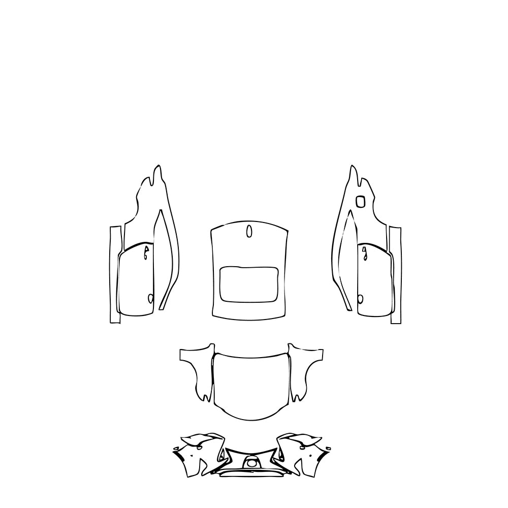 Pre-Cut PPF Lexus RC F-Sport 2023 - PPF-Kits