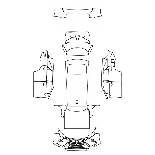 Pre-Cut PPF Lexus RX RX L (EWB) Base 2019 - PPF-Kits