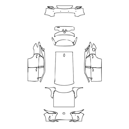 Pre-Cut PPF Lexus RX RX (SWB) Base 2020 - PPF-Kits
