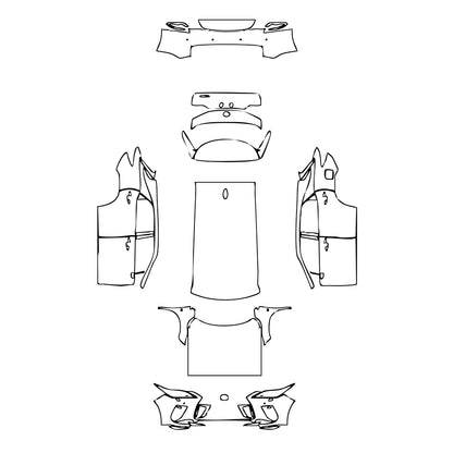 Pre-Cut PPF Lexus RX RX (SWB) F-Sport 2021 - PPF-Kits