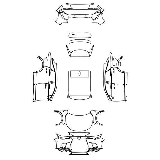 Pre-Cut PPF Lexus RX RX (SWB) F-Sport 2025 - PPF-Kits