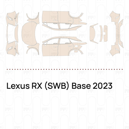 Pre-Cut PPF Lexus RX (SWB) Base 2023