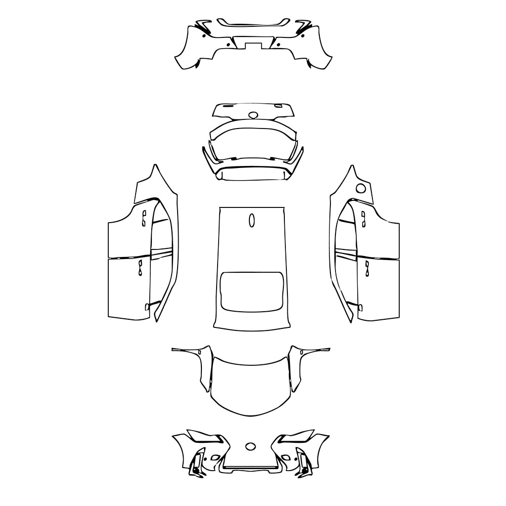 Pre-Cut PPF Lexus UX F-Sport 2025 - PPF-Kits