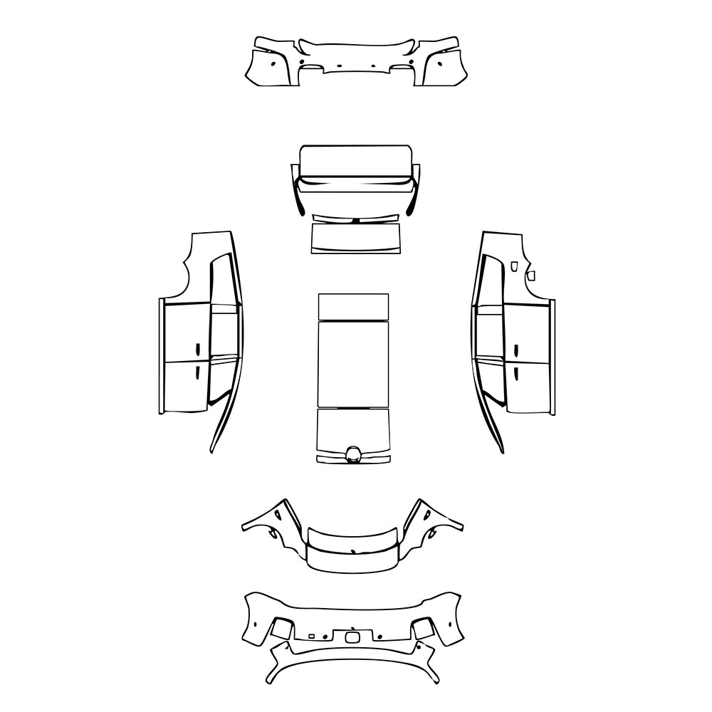 Pre-Cut PPF Li Auto Mega 2025 - PPF-Kits