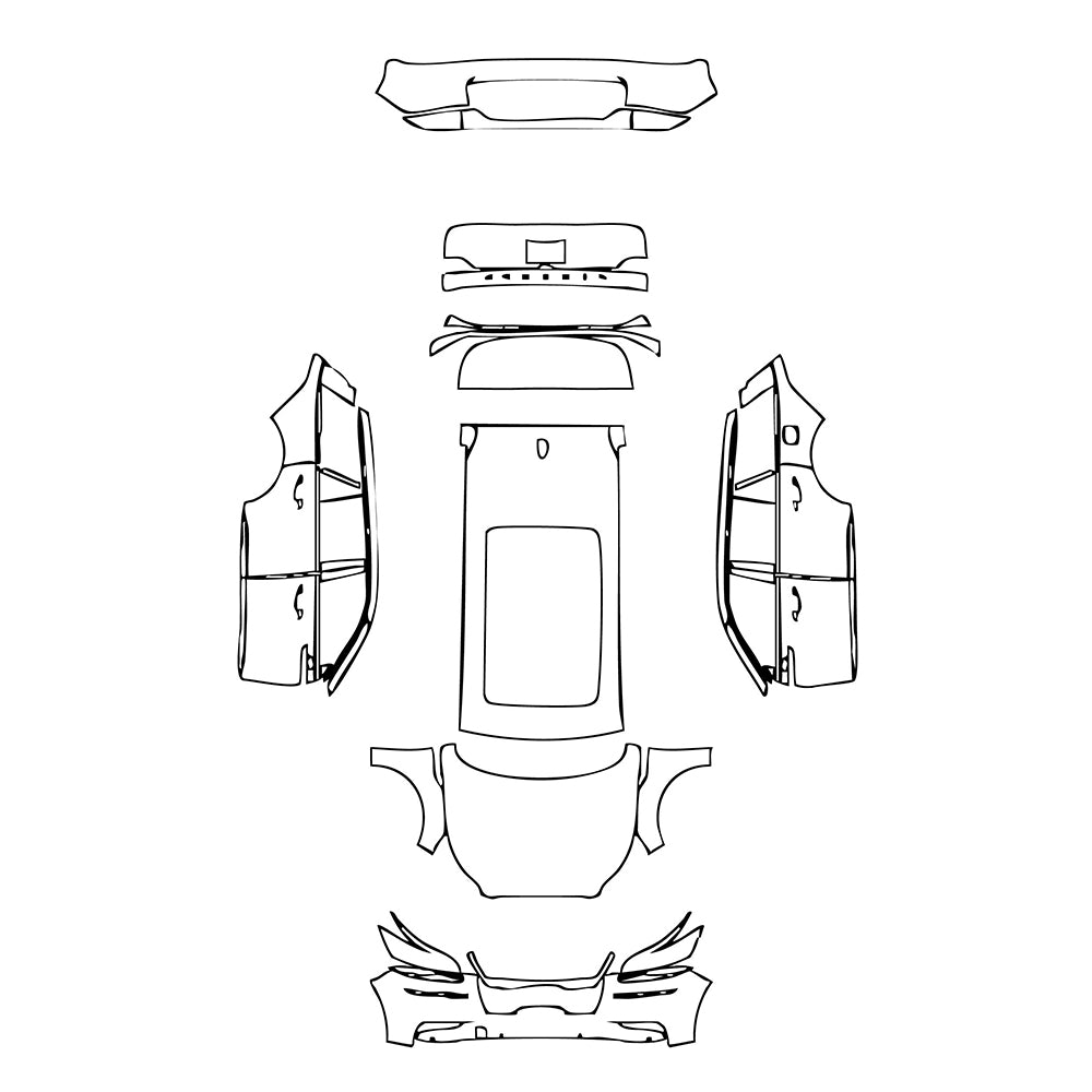 Pre-Cut PPF Lincoln Aviator 2023 - PPF-Kits