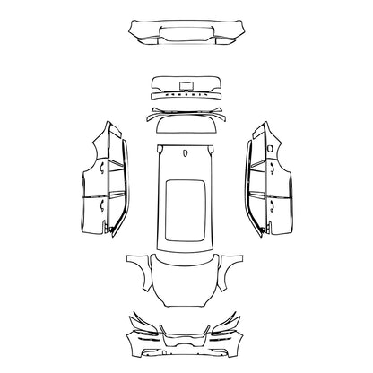 Pre-Cut PPF Lincoln Aviator 2023 - PPF-Kits
