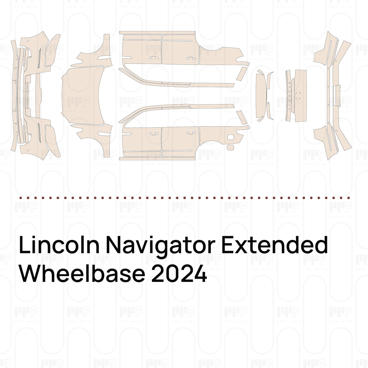 Pre-Cut PPF Lincoln Navigator Extended Wheelbase 2024