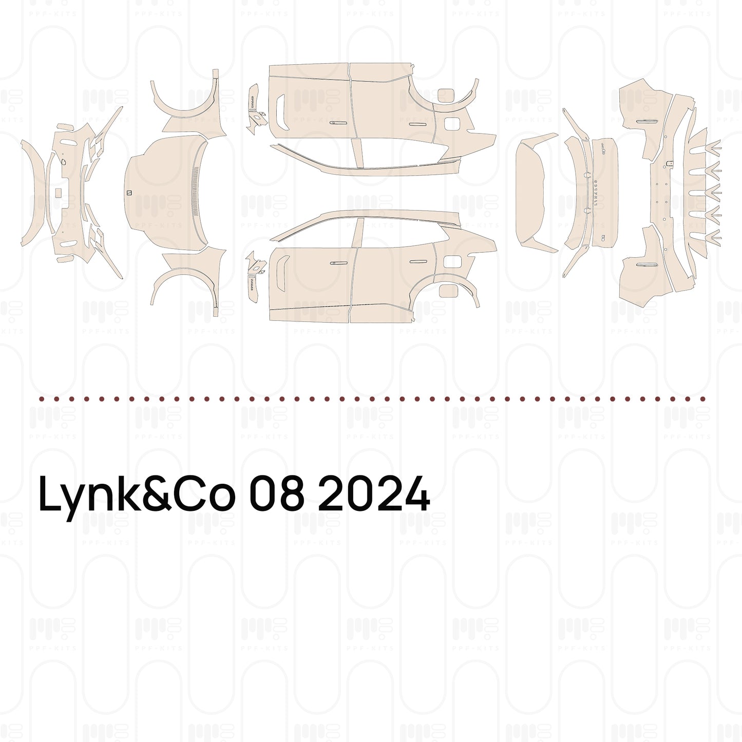 Pre-Cut PPF Lynk&Co 08 2024