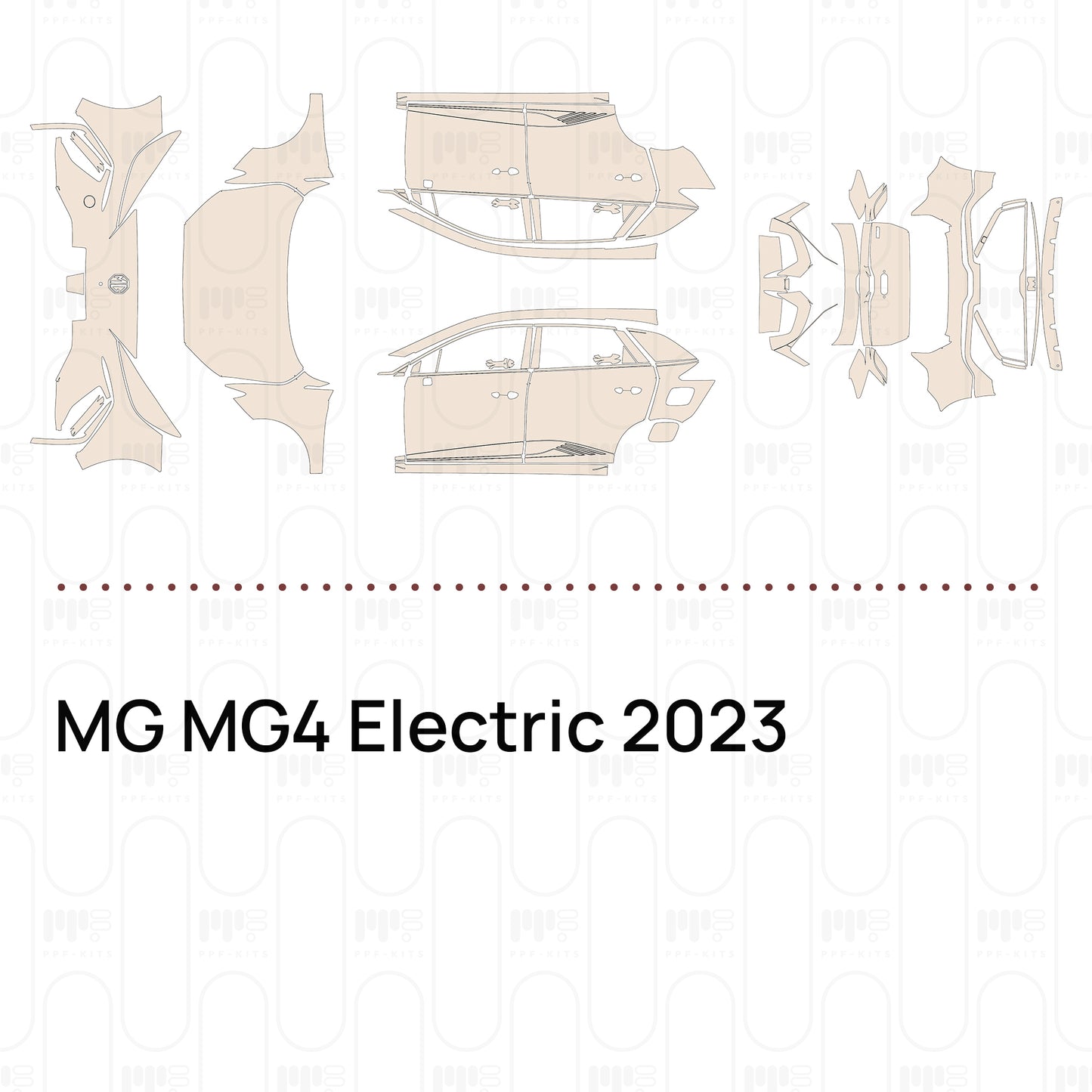 Pre-Cut PPF MG MG4 Electric 2023