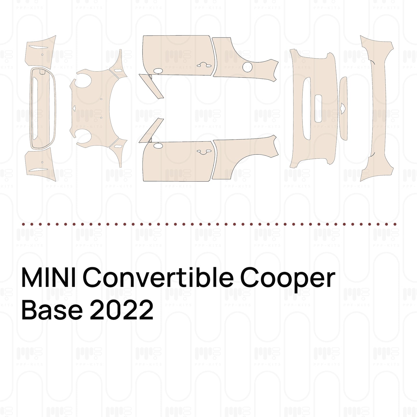 Pre-Cut PPF MINI Convertible Cooper Base 2022