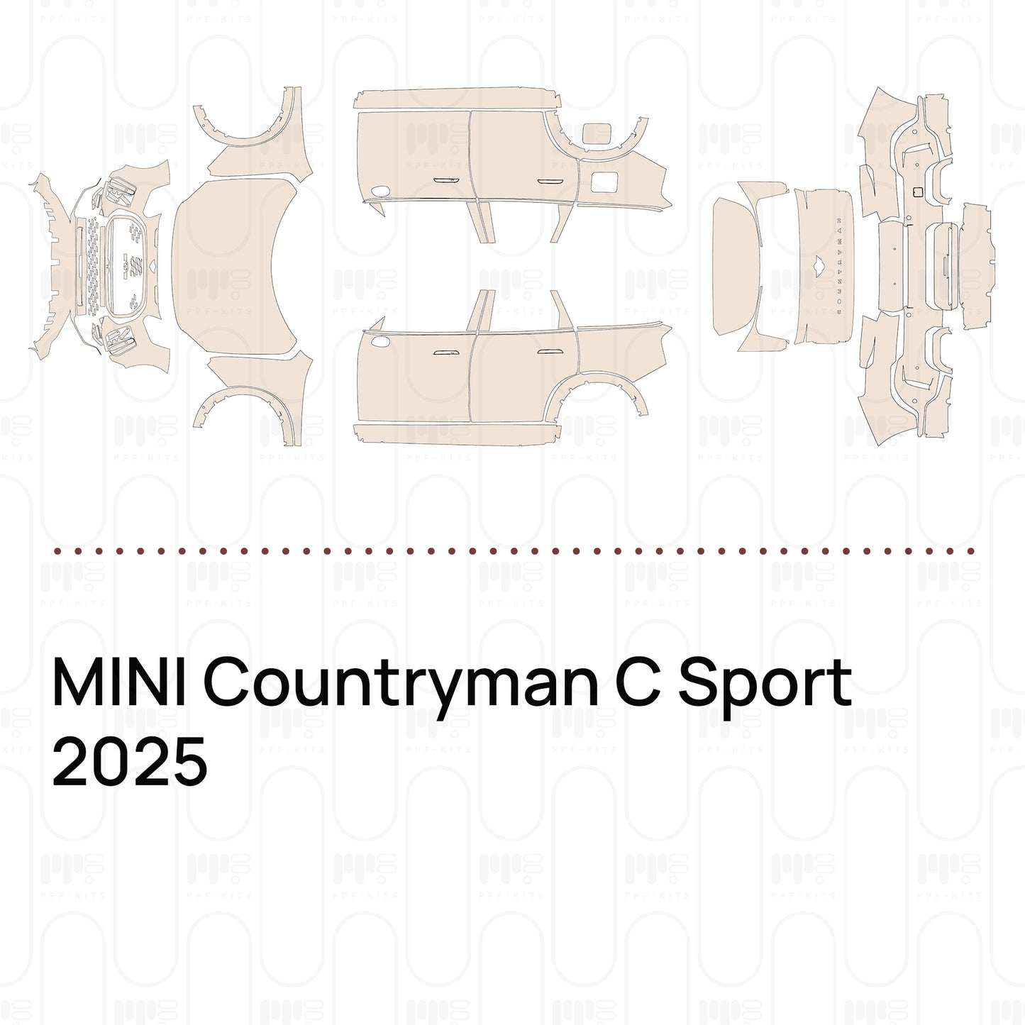 Pre-Cut PPF MINI Countryman C Sport 2025