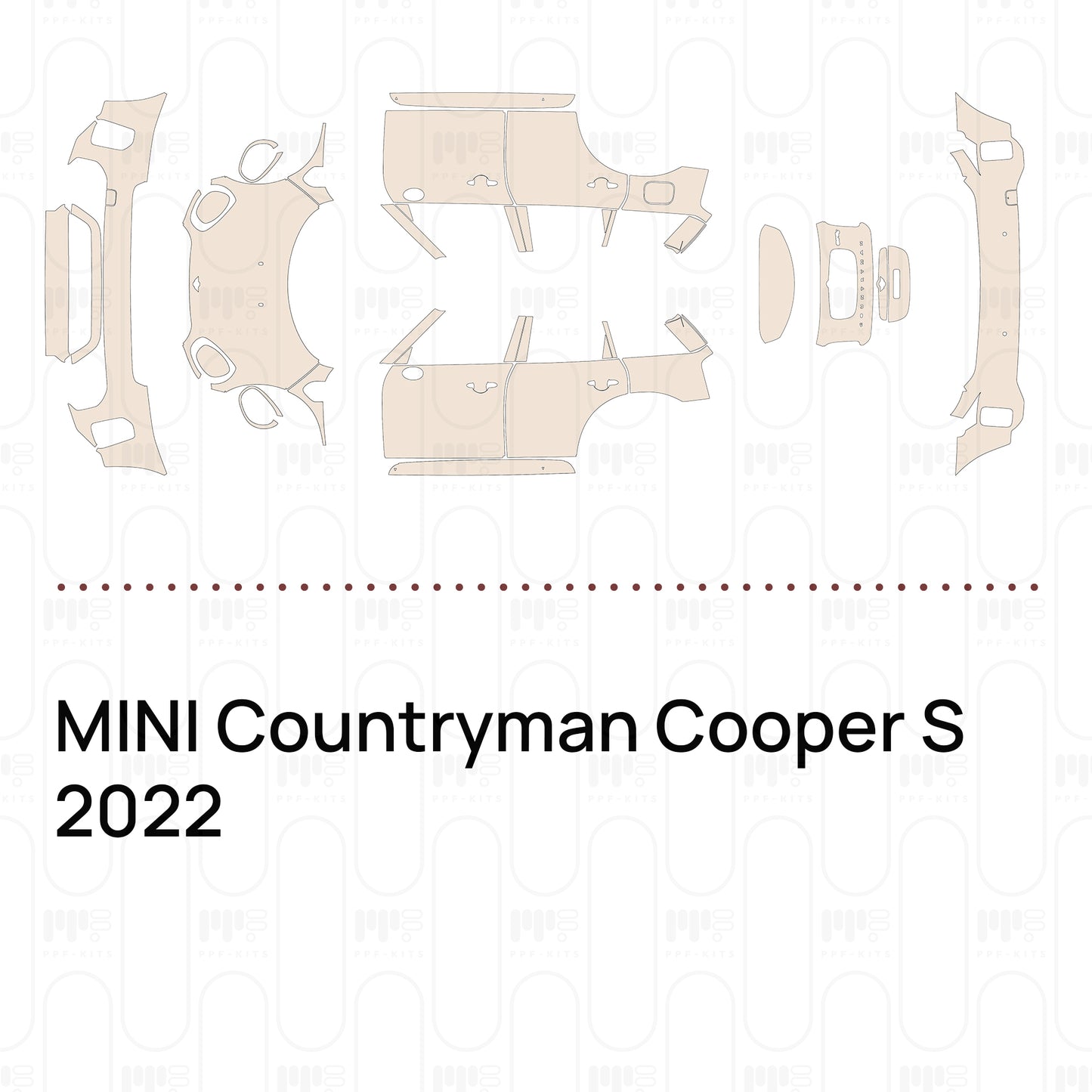 Pre-Cut PPF MINI Countryman Cooper S 2022