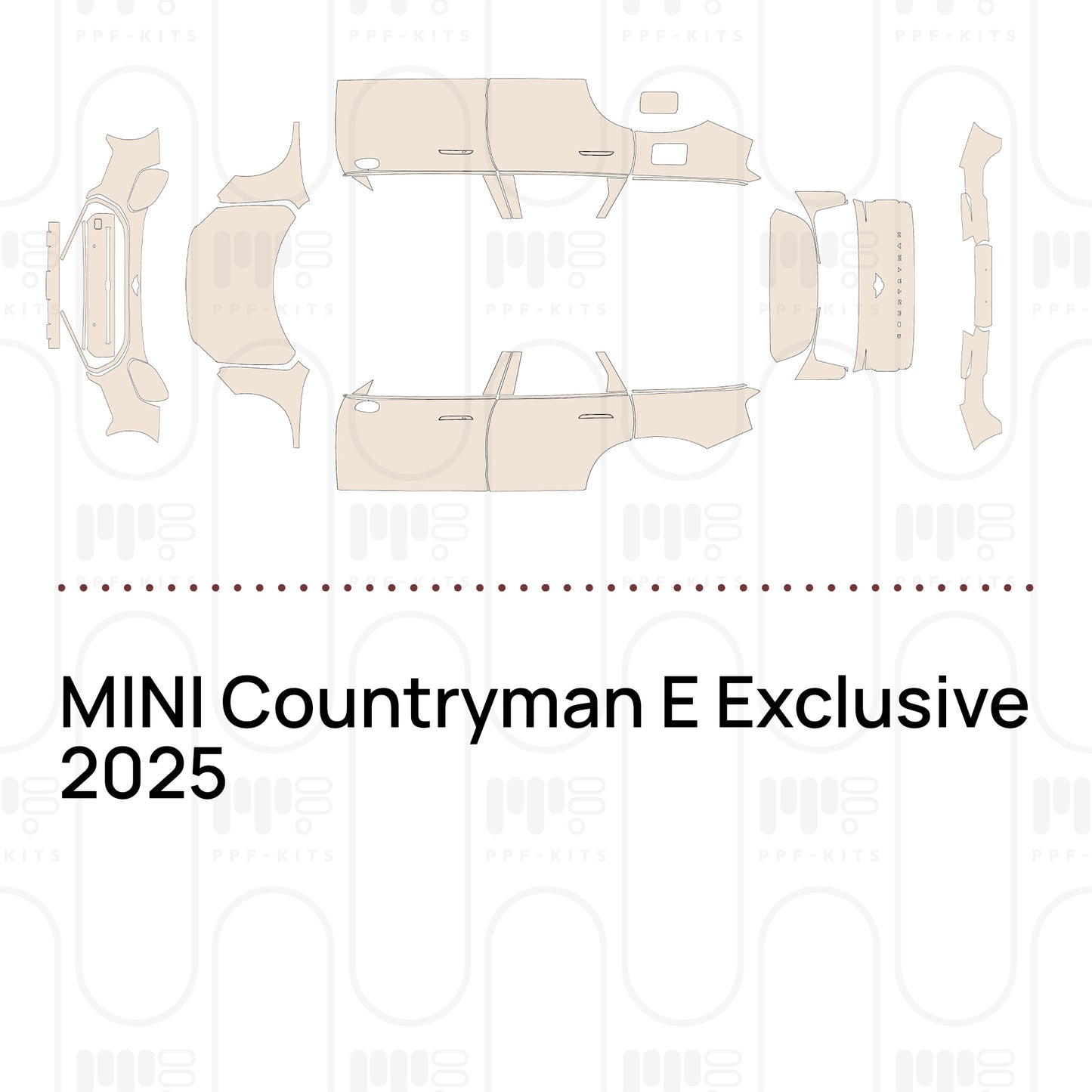 Pre-Cut PPF MINI Countryman E Exclusive 2025